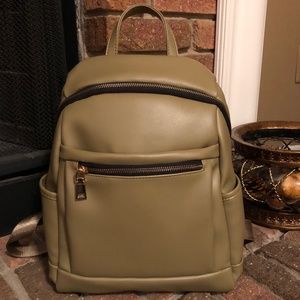 Vegan Leather Backpack